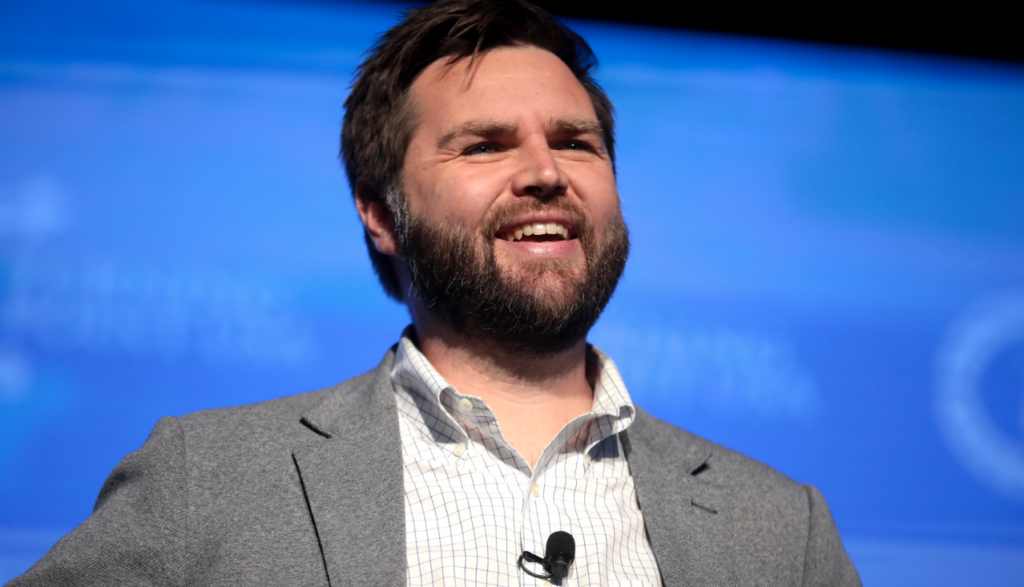 J. D. Vance speaking with attendees at the 2021 Southwest Regional Conference hosted by Turning Point USA at the Arizona Biltmore in Phoenix, Arizona.